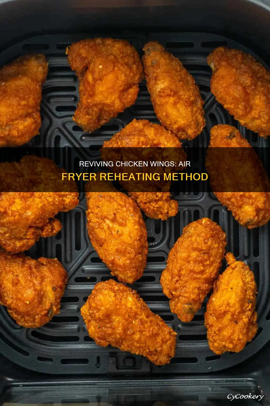 how to heat up cooked chicken wings in air fryer