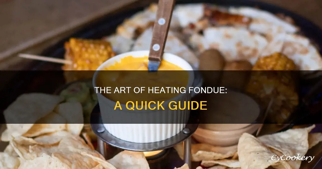 how to heat up fondue