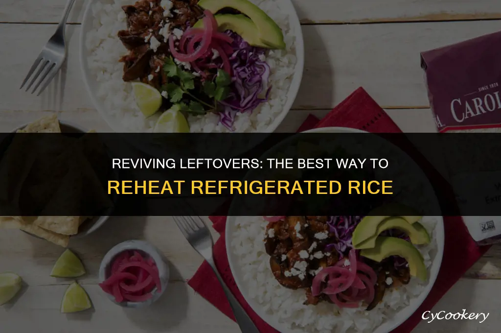 how to heat up rice from the refrigerator