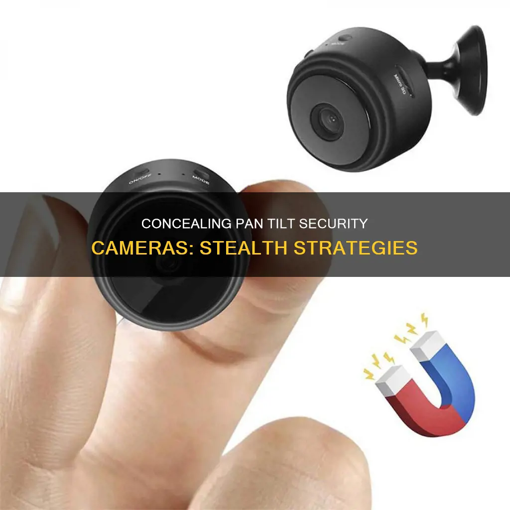 how to hide pan tilt security camera