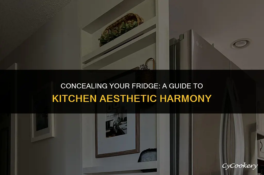 how to hide the side of your refrigerator