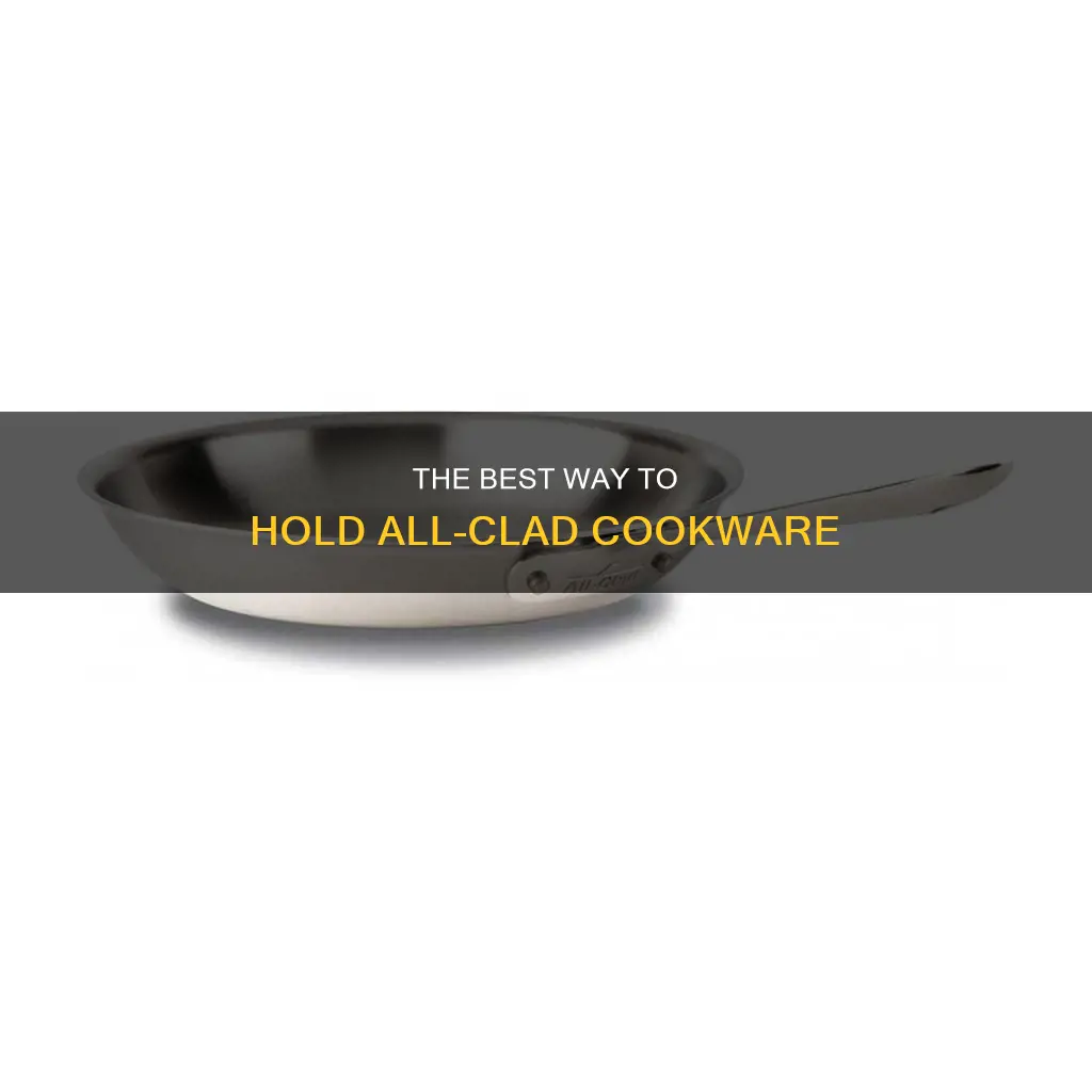 how to hold an all clad pan