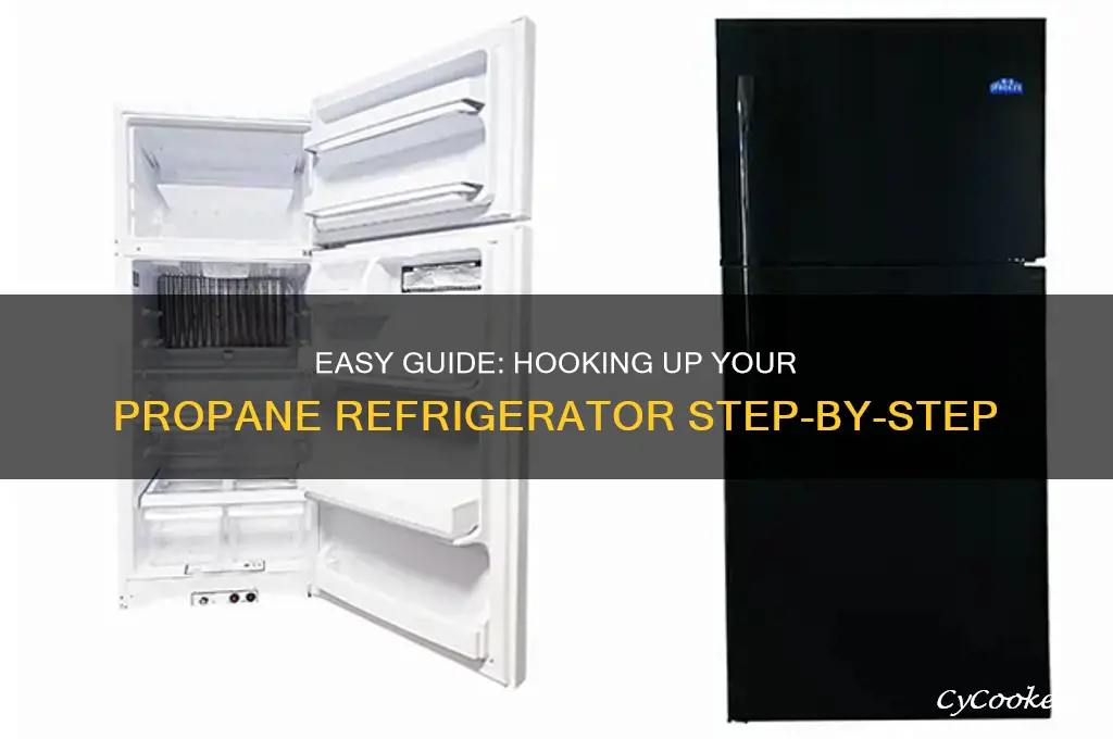 how to hook up a propane refrigerator