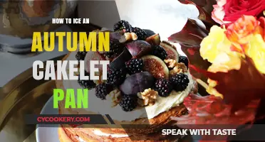 Icing an Autumn Cakelet Pan: Tips and Tricks