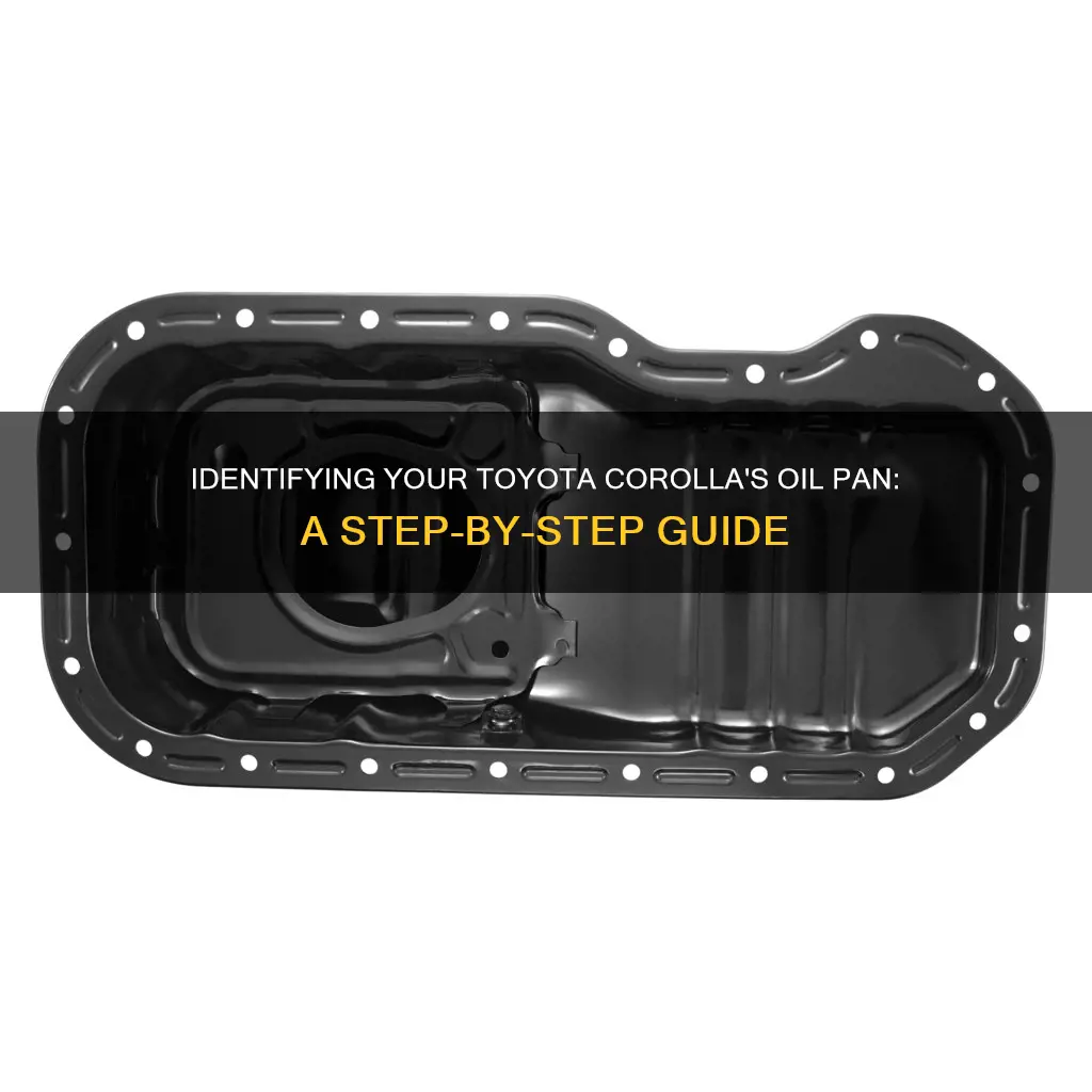 how to idenitfytoyota corolla oil pan