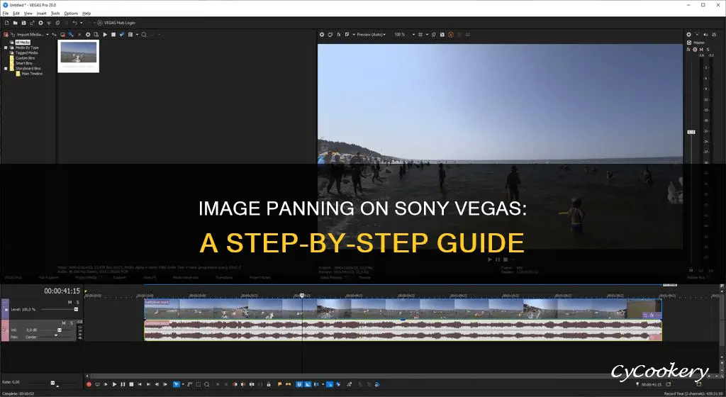 how to image pan on sony vegas