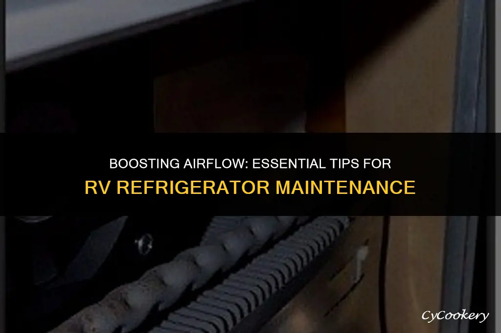 how to improve air circulation in an rv refrigerator