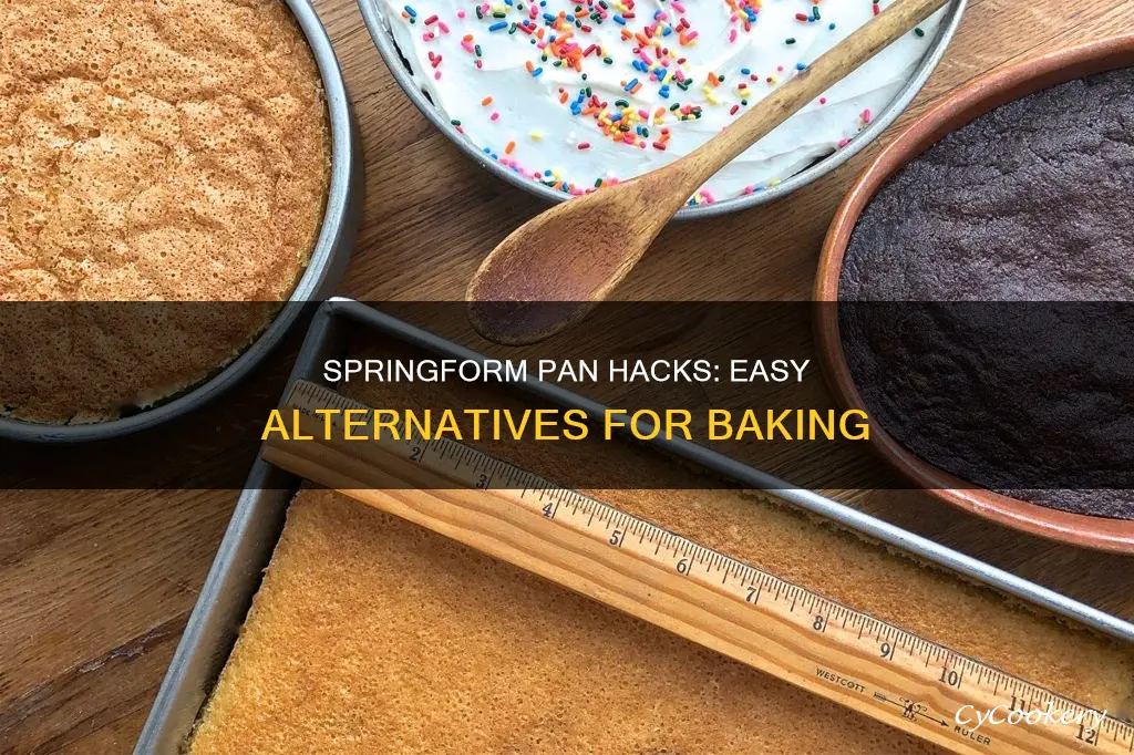 how to improvise a spring form pan