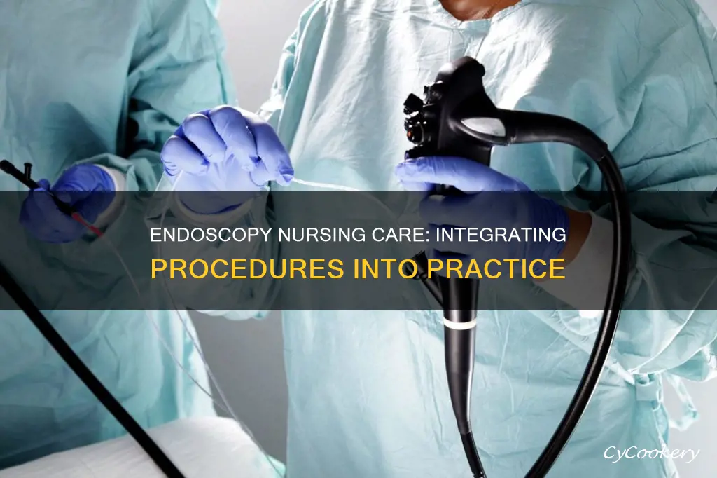 how to incorporate an endoscopy into a nursing care pan