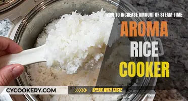 Enhance Your Aroma Rice Cooker's Steam Time: Tips and Tricks