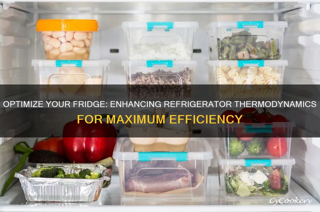 how to increase efficiency of refrigerator thermodynamics