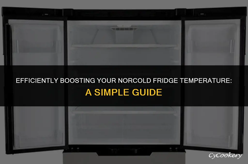 how to increase fridge temperature in norcold refrigerator