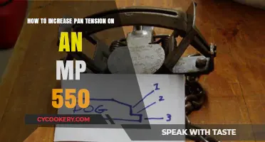 Enhancing Your MP 550: Increasing Pan Tension