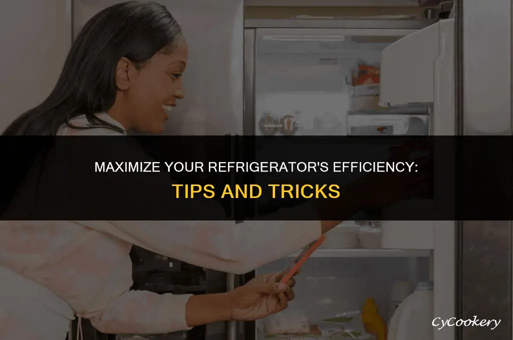 how to increase the efficiency of a refrigerator