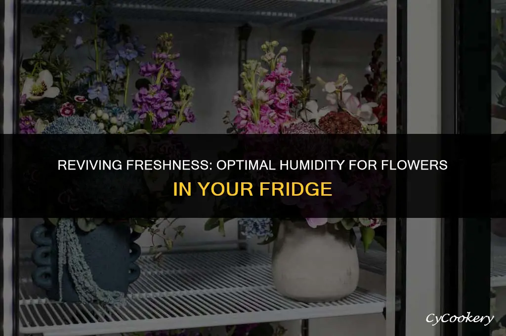 how to increase the humidity in refrigerator for flowers