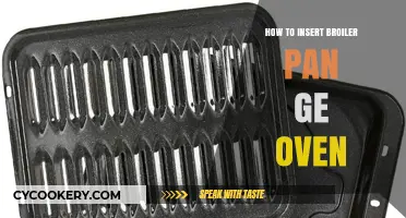 Broiler Pan Installation: GE Oven Guide