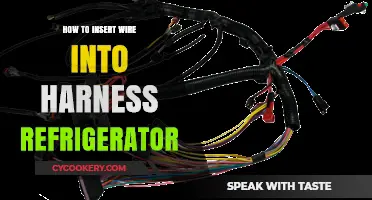 Easy Guide to Inserting Wire into Your Refrigerator Harness