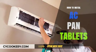 Easy AC Pan Tablet Installation Guide