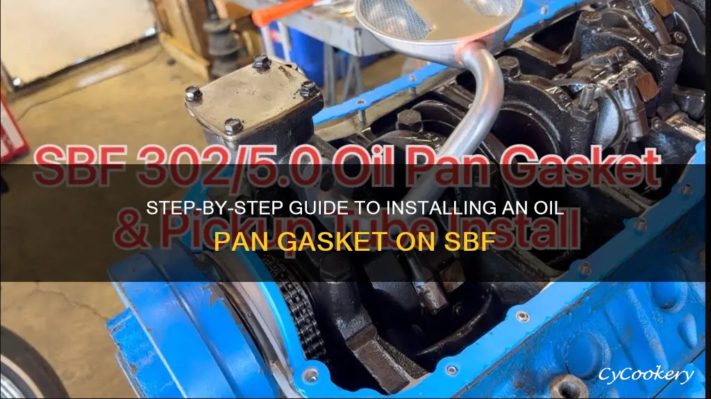 how to instal oil pan gasket sbf