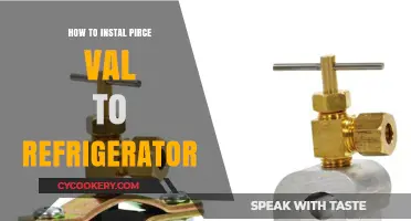 Easy Guide to Installing a Pierce Valve on Your Refrigerator