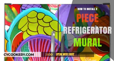 Easy Steps to Install a 2-Piece Refrigerator Mural