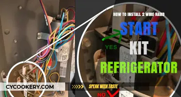 Effortless Refrigerator Setup: Installing a 2-Wire Hard Start Kit