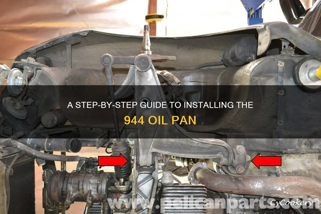 how to install 944 oil pan