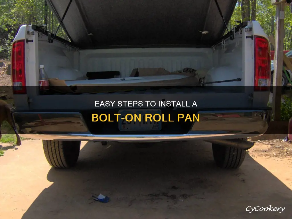 how to install a bolt on roll pan