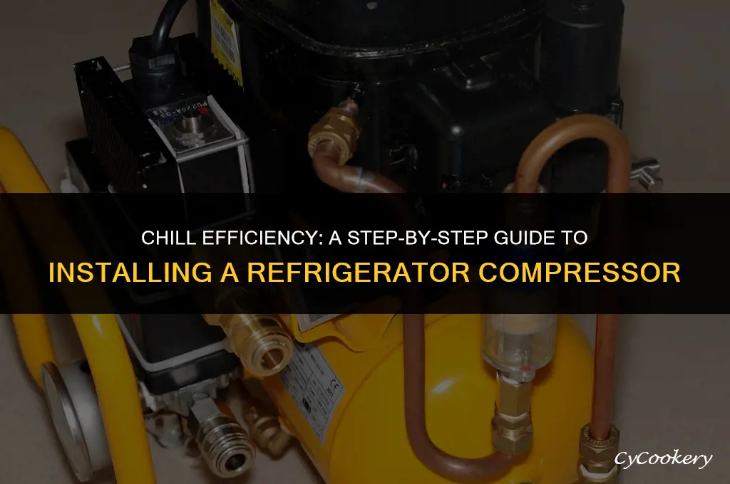 how to install a compressor in a refrigerator