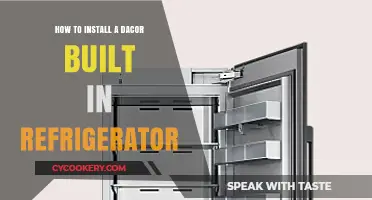 Effortless Installation: Dacor Built-In Refrigerator Guide