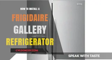 Easy Guide to Installing Your Frigidaire Gallery Refrigerator