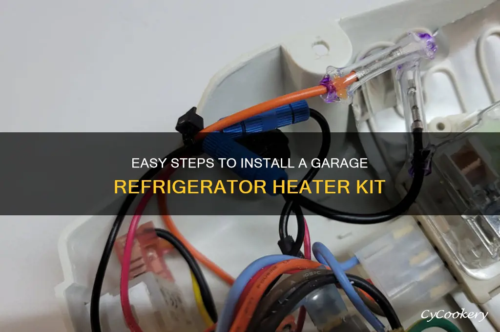 how to install a garage refrigerator heater kit