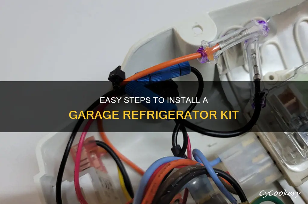 how to install a garage refrigerator kit