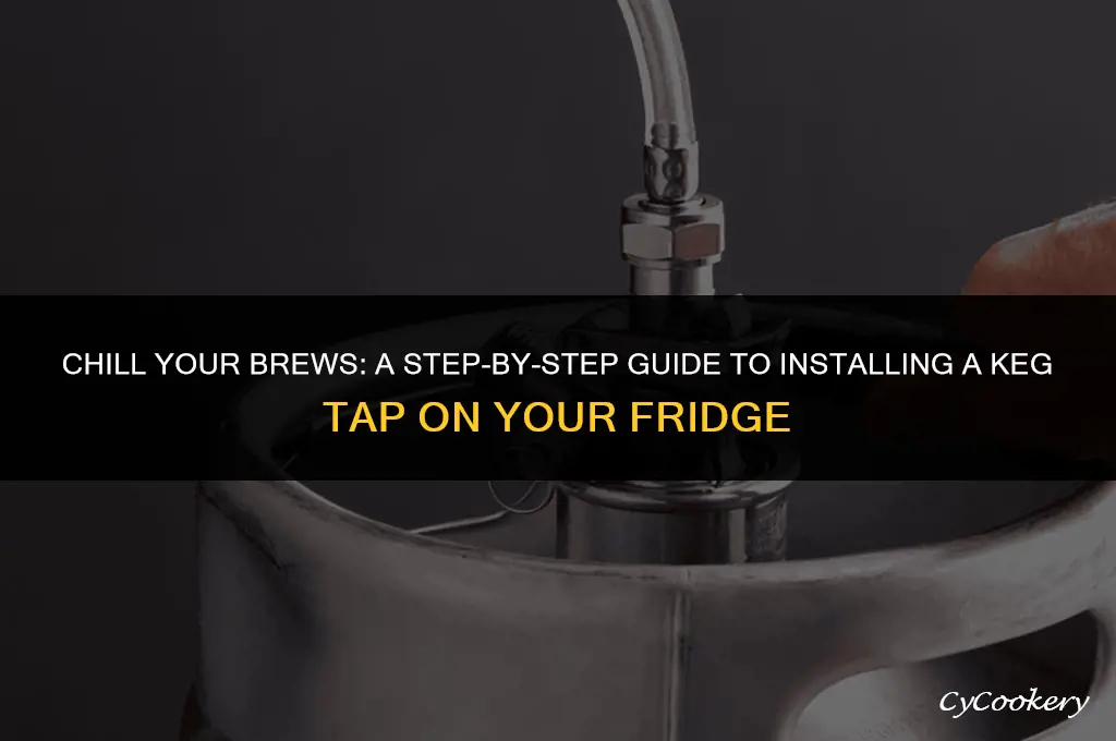 how to install a keg tap on a refrigerator