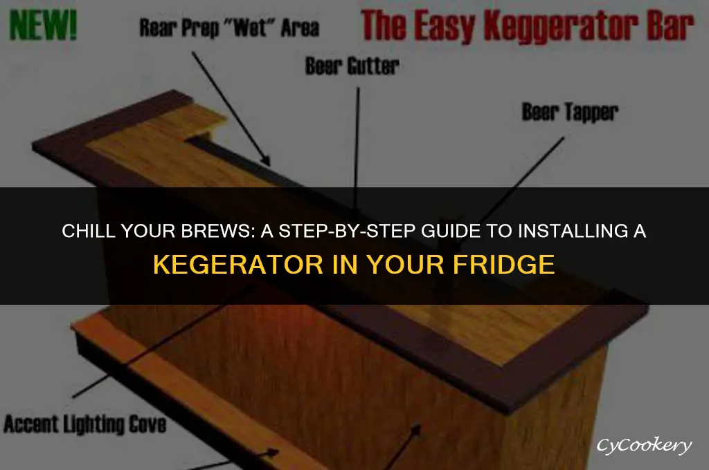 how to install a kegerator in a refrigerator