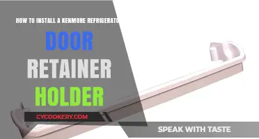 Easy Steps to Install Your Kenmore Refrigerator Door Retainer Holder