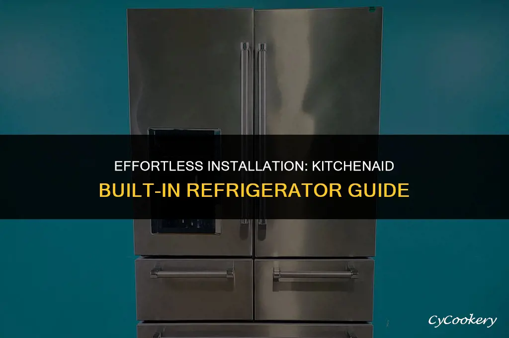 how to install a kitchenaid built in refrigerator