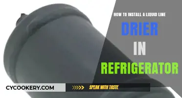 Effortless Installation: Liquid Line Dryer in Your Refrigerator
