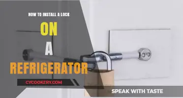 Secure Your Fridge: A Simple Guide to Installing a Lock