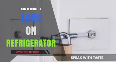 Secure Your Fridge: Easy Steps to Install a Refrigerator Lock
