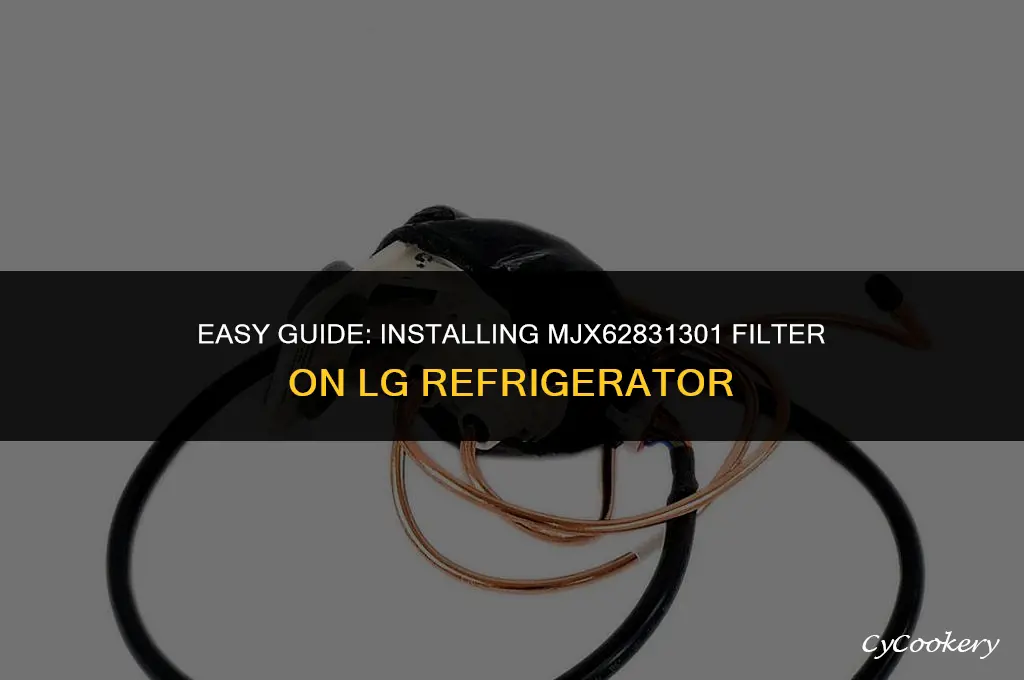 how to install a mjx62831301 on a lg refrigerator