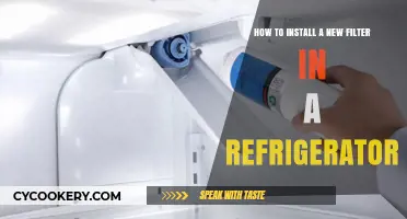 Effortless Refrigerator Maintenance: Installing a New Filter