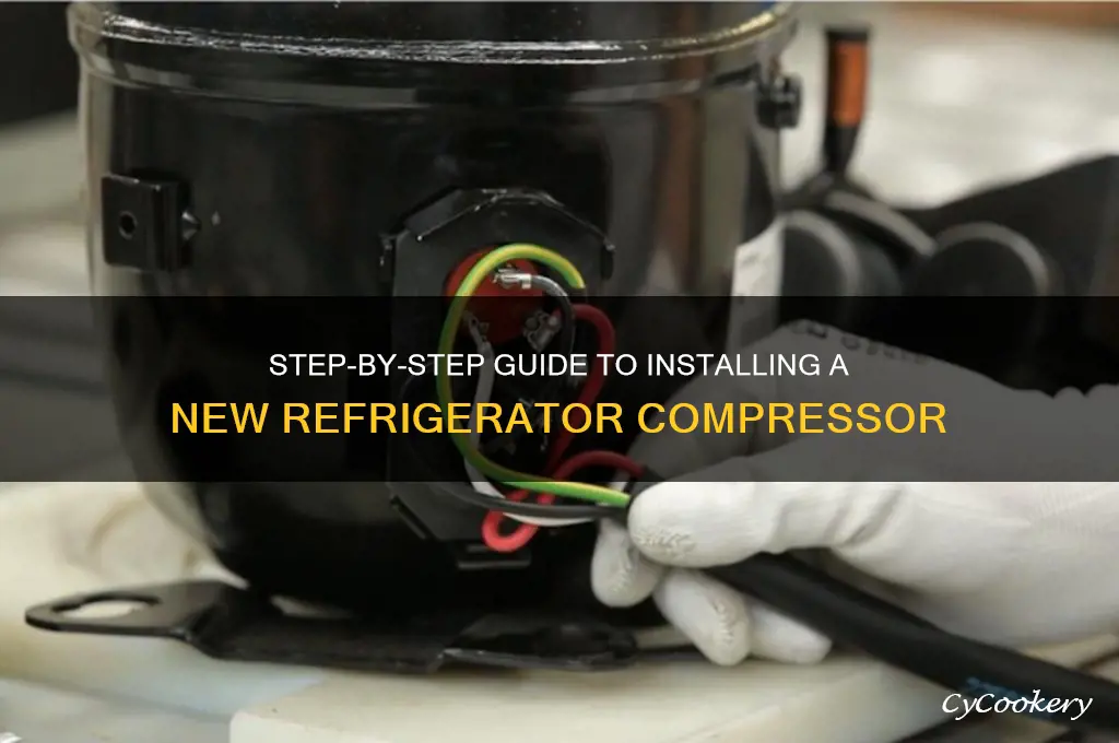 how to install a new refrigerator compressor