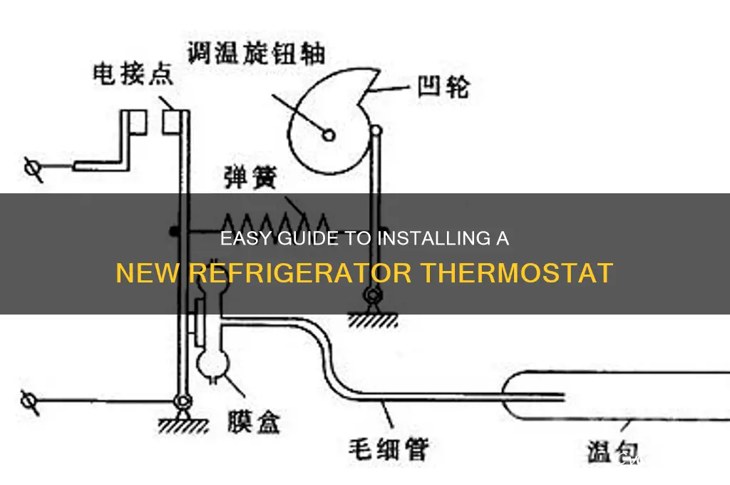 how to install a new refrigerator thermostat