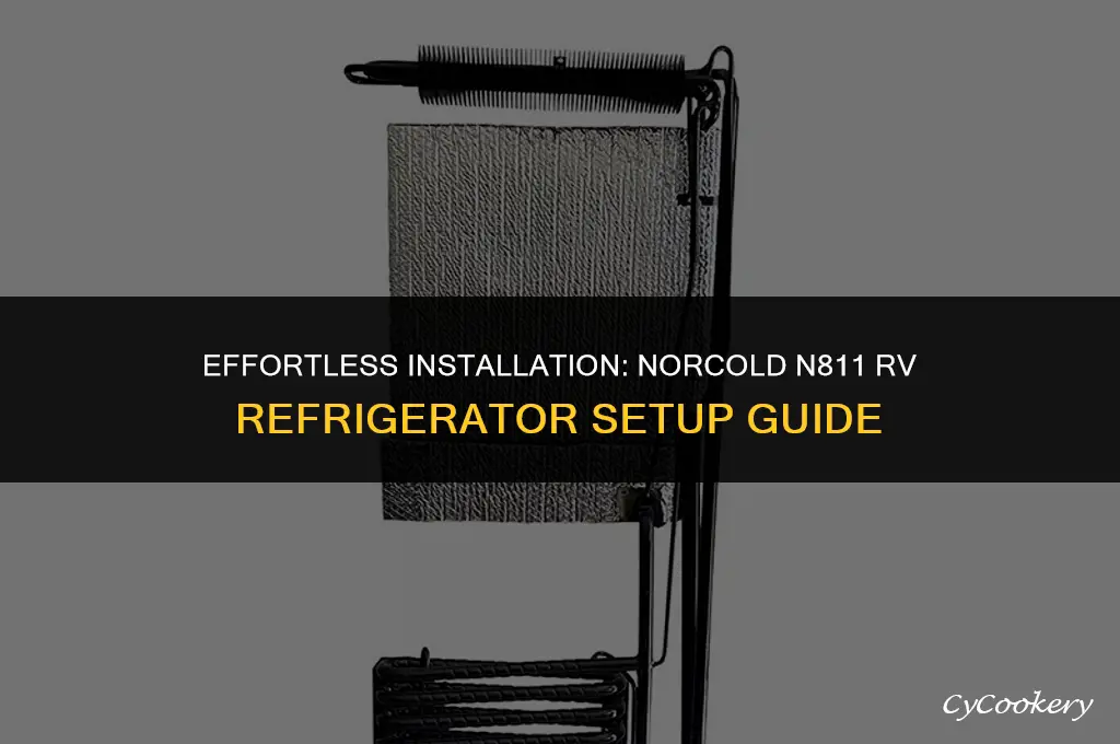 how to install a norcold rv refrigerator n811