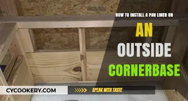 Easy Pan Liner Installation on Outside Corner Bases