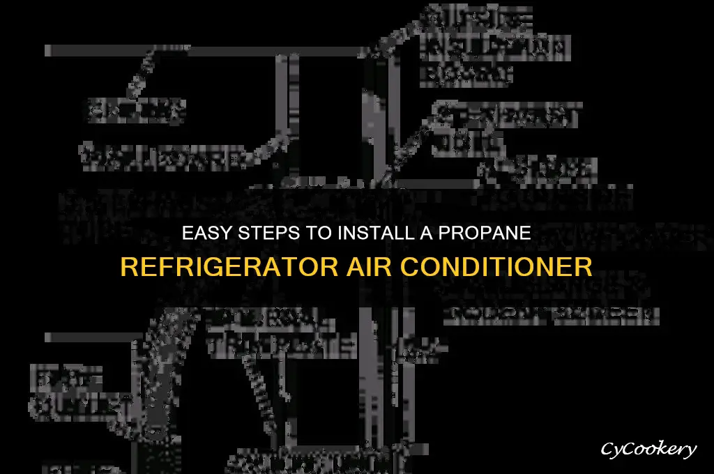 how to install a propane refrigerator air conditioner