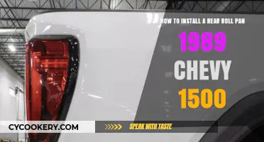 Installing a Rear Roll Pan on Your 1989 Chevy 1500: A Step-by-Step Guide
