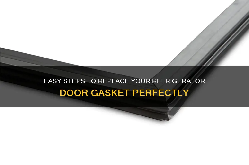 how to install a refrigerator door gasket