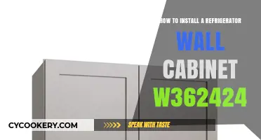 Effortless Installation: Refrigerator Wall Cabinet W362424 Guide